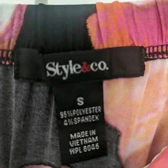 Style & Co. Strapless Flower Print dress - size small - Picture 2 of 2